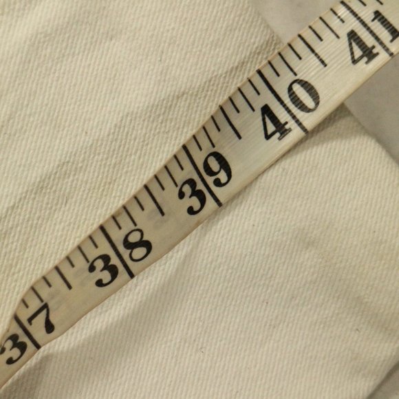 VTG COSMO White Denim Straight Leg Jeans Sz 9/10 - Picture 12 of 15